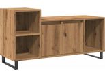 Syfax™ Mobile Tv Rovere Artigianale 100X35X55 Cm In Legno Multistrato