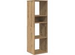 Syfax™ Libreria Rovere Artigianale 34X31X112 Cm In Legno Multistrato