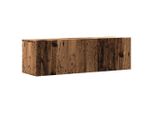 Syfax™ Mobile Tv A Parete Legno Antico 100X30X30 Cm In Truciolato