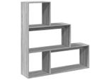 Syfax™ Libreria Divisorio 3Piani Grigio Sonoma 123X29X123Cm Truciolato