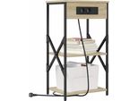 Syfax™ Armadio Da Notte Con Lo Scaffale Rovere Sonoma 41 X 31 X 76 Cm