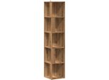 Syfax™ Mobile Angolare Rovere Artigianale 33X33X165 Cm In Truciolato