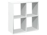 Syfax™ Libreria Divisoria Bianca 69,5X29X69,5 Cm In Legno Ingegnerizzato