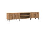 Syfax™ Mobile Tv Rovere Artigianale 180X31,5X40Cm In Legno Multistrato