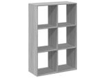 Syfax™ Libreria Divisorio Grigio Sonoma 69,5X29X103,5Cm In Truciolato
