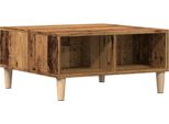 Syfax™ Tavolino Da Salotto Legno Antico 60X60X30 Cm Legno Multistrato