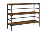 Syfax™ Tavolo Consolle Rovere Fumo 100X32X75 Cm Legno Multistrato