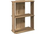 Syfax™ Libreria A 3 Ripiani Rovere 60X30X80 Cm Legno Multistrato