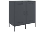 Syfax™ Credenze 2 Pz Antracite 36X39X79 Cm In Acciaio
