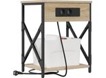 Syfax™ Armadio Da Notte Rovere Sonoma 41 X 31 X 51 Cm
