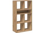 Syfax™ Libreria Rovere Artigianale 66X31X112 Cm Legno Multistrato