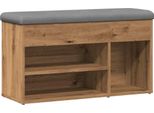 Syfax™ Scarpiera Rovere Artigianale 82X32X45,5 Cm In Legno Multistrato