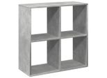 Syfax™ Libreria Divisorio Grigio Cemento 69,5X29X69,5 Cm In Truciolato