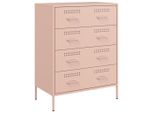 Syfax™ Credenza Rosa 68X39X89 Cm In Acciaio