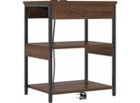 Syfax™ Armadio Da Notte Rovere Marrone 41 X 31 X 51 Cm
