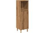 Syfax™ Armadietto Da Bagno Rovere Artigianale 30X30X100 Cm Truciolato