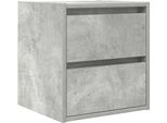 Syfax™ Comodino A Muro Grigio Cemento 38X34X40 Cm