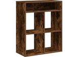 Syfax™ Libreria Rovere Fumo 66X31X80 Cm In Legno Multistrato