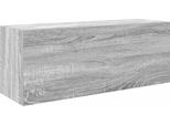 Syfax™ Mobile Da Bagno Grigio Sonoma 80X25X30 Cm In Legno Multistrato