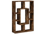 Syfax™ Libreria Rovere Fumo 63X20X90 Cm In Truciolato