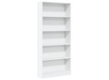 Syfax™ Libreria Bianca 80X24X176 Cm In Legno Multistrato