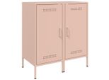 Syfax™ Credenze 2 Pz Rosa 36X39X79 Cm In Acciaio