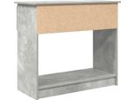 Syfax™ Tavolo Consolle Con Cassetti Grigio Cemento 85,5X38,5X74,5 Cm