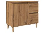 Syfax™ Mobile Sottolavabo Rovere Artigianale 65X33X60 Cm In Truciolato