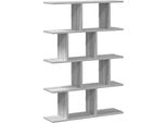 Syfax™ Mensola A Cubo Da Muro 12 Scomparti In Truciolato Sonoma Grigio