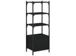 Syfax™ Libreria A 3 Ripiani Nera 41X30X109,5 Cm In Legno Multistrato