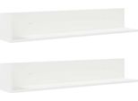 Syfax™ Mensole A Muro 2 Pz Bianche 100X16,5X16,5 Cm In Truciolato
