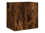 Syfax™ Mobile Tv A Parete Rovere Fumo 40,5X30X40 Cm Legno Multistrato