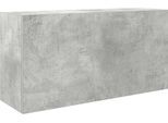 Syfax™ Mobile Da Bagno A Parete Grigio Cemento 80X25X40 Cm Truciolato