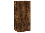 Syfax™ Mobile Tv A Parete Rovere Fumo 40,5X30X90 Cm Legno Multistrato