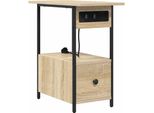 Syfax™ Armadio Da Notte Con Cassetto Rovere Sonoma 60 X 30 X 61 Cm