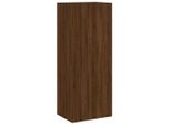 Syfax™ Mobile Tv Parete Rovere Marrone 40,5X30X102Cm Legno Multistrato