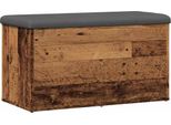 Syfax™ Panca Portaoggetti Legno Antico 82X42X45 Cm Legno Multistrato