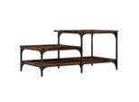 Syfax™ Tavolino Da Salotto Rovere Fumo 100X50,5X45Cm Legno Multistrato