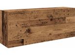 Syfax™ Mobile Da Bagno Legno Antico 100X25X40 Cm In Truciolato