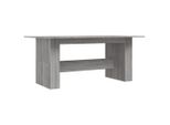 Syfax™ Tavolo Da Pranzo Grigio Sonoma 180X90X76 Cm Legno Multistrato