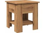 Syfax™ Tavolino Da Salotto Artigianale 40X40X42 Cm Legno Multistrato