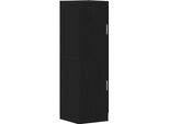 Syfax™ Mobile Da Cucina Nero 38X41,5X131,5 Cm Legno Multistrato