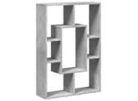 Syfax™ Libreria Grigio Cemento 63X20X90 Cm In Truciolato