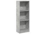 Syfax™ Libreria Grigio Cemento 40X24X109 Cm In Truciolato