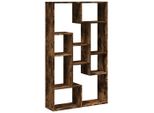 Syfax™ Libreria Rovere Fumo 72X20X120,5 Cm In Truciolato