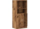 Syfax™ Armadietto Cucina Legno Antico 57X41,5X131,5 Cm In Truciolato