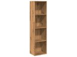 Syfax™ Libreria Rovere Artigianale 40X30X152 Cm In Legno Multistrato