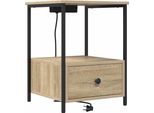 Syfax™ Armadio Da Notte Con Cassetto Rovere Sonoma 42 X 41 X 56 Cm