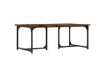 Syfax™ Tavolino Da Salotto Rovere Fumo 90X50X35 Cm Legno Multistrato