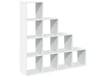 Syfax™ Libreria Divisorio 4 Ripiani Bianca 131,5X29X131,5Cm Truciolato